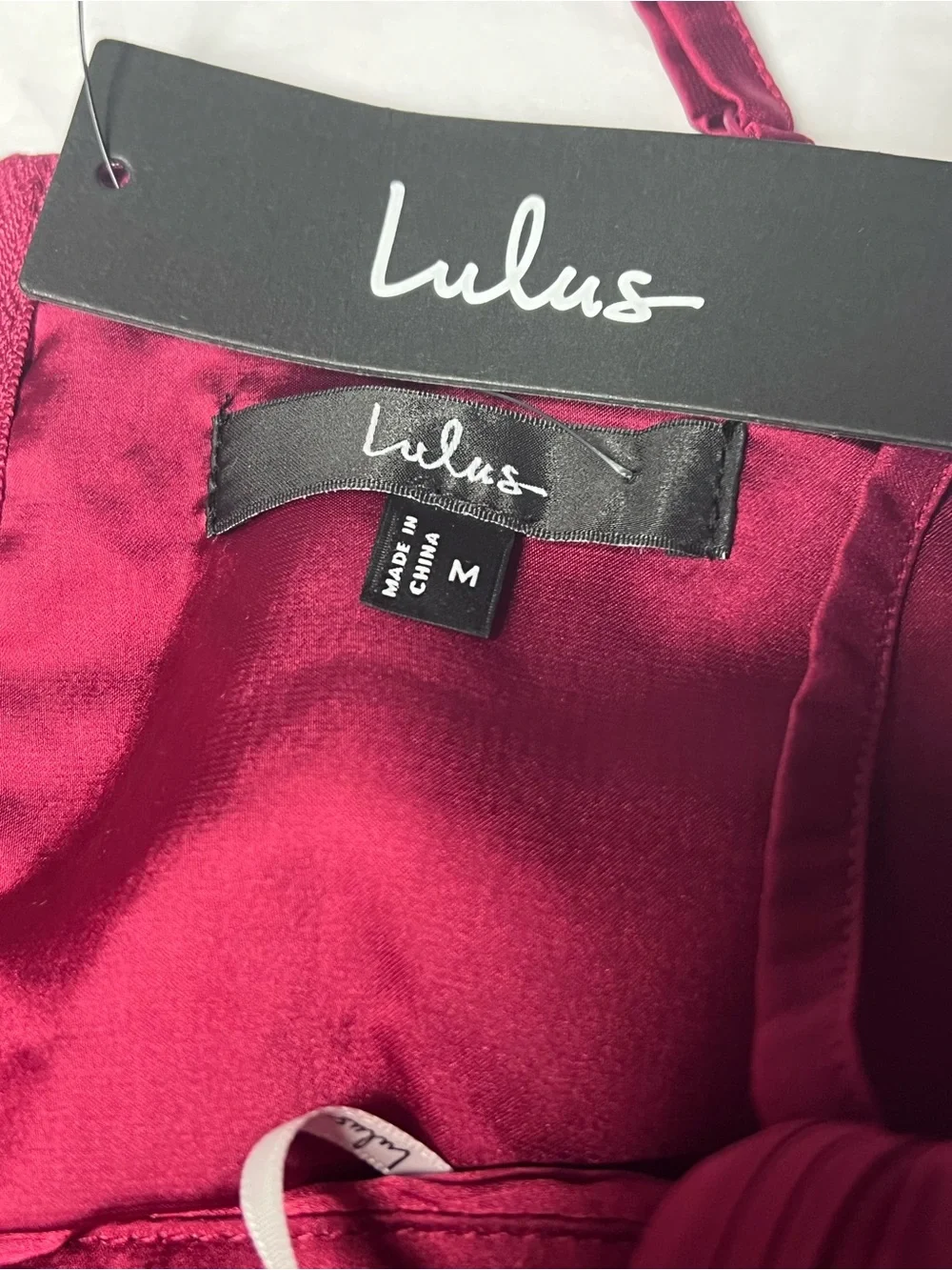 Lulus | Dresses | Lulus Got The Glam Plum Purple Burgundy Pleated ...